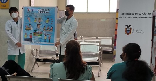 En los centros de salud de Napo, Orellana y Pichincha rural se impartieron charlas / Foto: cortesía Ministerio de Salud