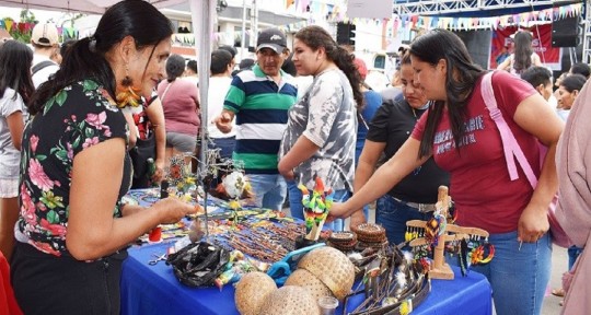 En Sucúa se desarrolló la Feria del Encuentro / Foto: cortesía MIES