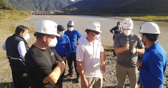 CELEC y el Cuerpo de Ingenieros del Ejército de EE.UU. arrancan programa para enfrentar la erosión del río Coca / Foto: cortesía CELEC