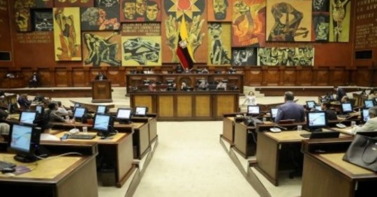 La Asamblea aprueba el informe que recomienda juicio de censura a Lasso / Foto: cortesía Asamblea Nacional