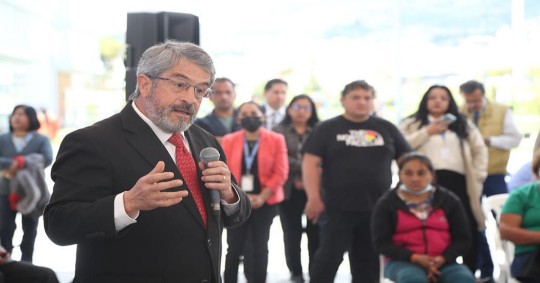 El ministro de Salud, José Ruales, realizó el anuncio ayer/ Foto: Cortesía Ministerio de Salud