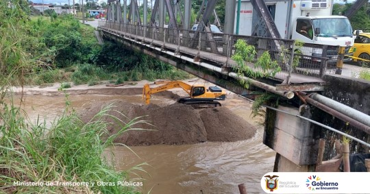 Las intensas lluvias siguen afectando las vías de la Amazonía / Foto: cortesía MTOP