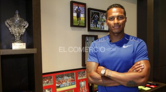 Antonio Valencia, futbolista de Liga de Quito. Foto: Archivo / EL COMERCIO