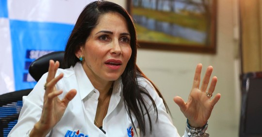 Las declaraciones de la candidata correísta Luisa González no se sostienen en las estadísticas/ Foto: cortesía EFE