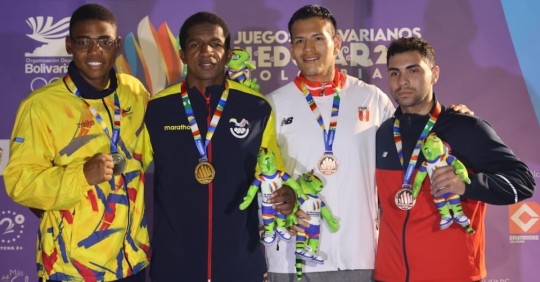 Ecuador conquistó oro en boxeo y marcha en los Bolivarianos / Foto: cortesía Comité Olímpico Ecuatoriano