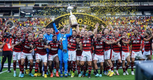 Flamengo, con gol de Gabriel Barbosa 'Gabigol', conquistó este sábado su tercer título en la Copa Libertadores / Foto: cortesía Club Flamengo