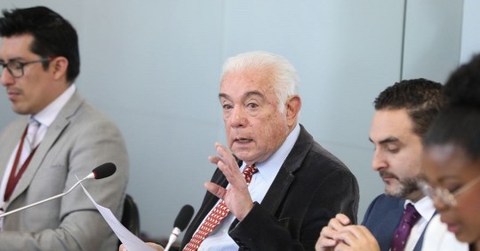 El ministro de Energía abandonó su comparecencia en la Asamblea Nacional en medio de una discusión / Foto: cortesía Asamblea Nacional