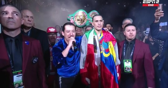 El púgil de 26 años tenía ascendencia mexicana. Sin embargo, su madre es ecuatoriana y su esposa, Karina Silva, también cuenta con raíces ecuatorianas/ Foto: Cortesía ESPN