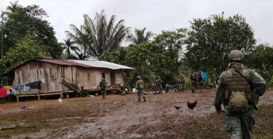 Las Fuerzas Armadas encontraron base clandestina en San Lorenzo / Foto: Fuerzas Armadas