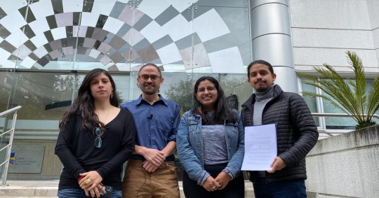 Entre los derechos que consideran vulnerados están el de la tutela judicial efectiva y la no discriminación / Foto: cortesía Yasunidos 