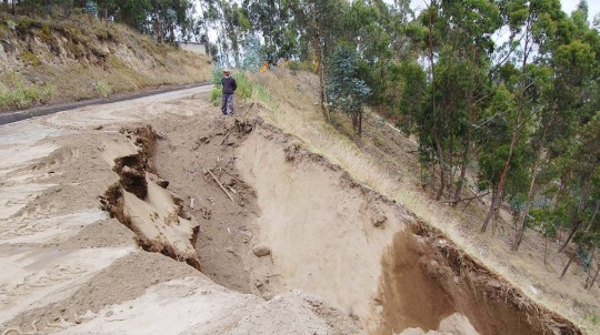 Pastaza sufre los estragos de las fuertes lluvias / Foto El Universo