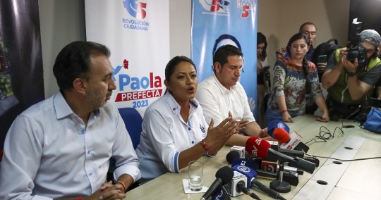 La Revolución Ciudadana logró nueve prefecturas de las veintitrés en juego, más de cincuenta alcaldías, entre ellas la capital Quito, la ciudad de Guayaquil / Foto: EFE