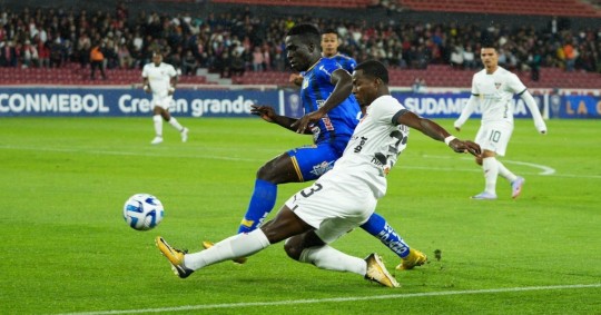 El cuadro universitario no tuvo problemas para superar al elenco manabita. El marcador final fue 4-0 / Foto: cortesía  LDU