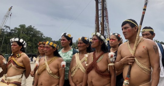 El presidente de Kawymeno destacó el cuidado ambiental de la operación y afirmar que nunca ha visto "regaderos" (derrames) de crudo/ Foto: cortesía EFE