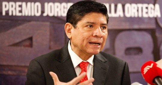 El portavoz de la Presidencia, Carlos Jijón, aseguró que el diálogo con la principal organización indígena continúa abierto. / Foto: EFE