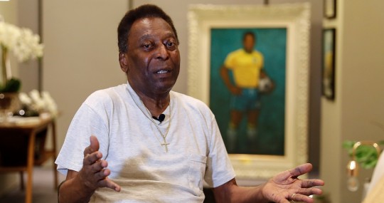 El exjugador de Santos y Cosmos, de 82 años, dijo estar ansioso por ver el debut de la Canarinha, que tendrá lugar el 24 de noviembre frente a Serbia / Foto: EFE