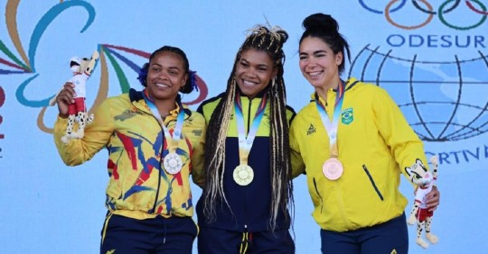 Angie Palacios y José Acevedo obtuvieron medallas de oro en la tercera jornada de los Juegos Suramericanos Asunción 2022 / Foto: cortesía Comité Olímpico Ecuatoriano