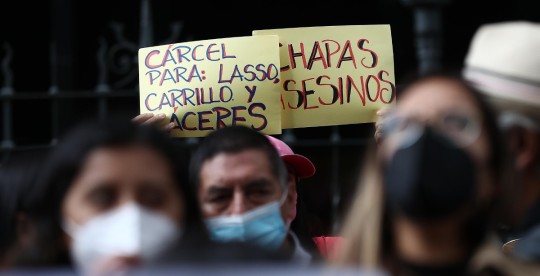  Exigen respuestas a las autoridades policiales por la desaparición el pasado 11 de septiembre de la abogada María Belén Bernal / Foto: EFE