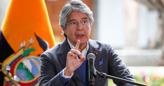 Lasso, que gobernará mediante decretos hasta que entre en funciones la nueva Asamblea Nacional, explicó que redoblará esfuerzos en el tiempo que siga en el cargo/ Foto: cortesía EFE