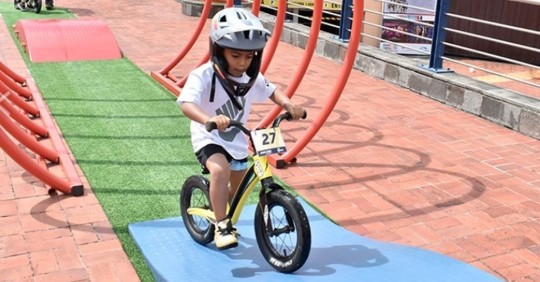 El 'Safari Bike' está abierto para niños de 3 a 12 años/ Foto: Municipio de Guayaquil
