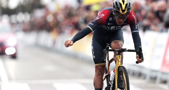 Carapaz será el líder del Ineos en el Giro de Italia / Foto: cortesía Richard Carapaz