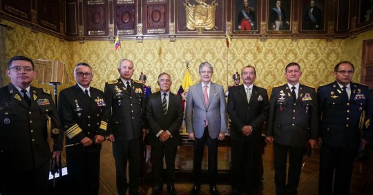 Wagner Bravo y Paco Moncayo combatirán el crimen organizado, narcotráfico y terrorismo/ Foto: Cortesía Secretaría de Comunicación