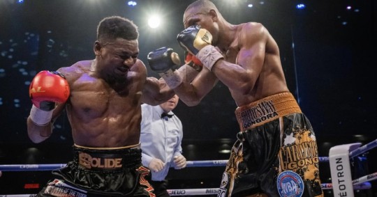 El boxeador ecuatoriano pudo conseguir la victoria en el octavo asalto / Foto: Cortesía de Jeff Jeffrey