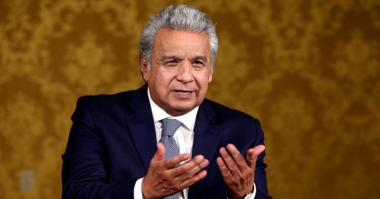 El caso se centra en los presuntos sobornos recibidos por Moreno y su familia cuando era vicepresidente del expresidente Rafael Correa / Foto: EFE