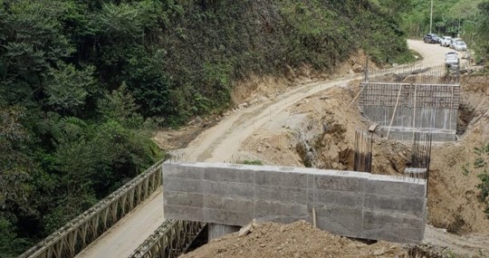 Estas obras viales fortalecerán la conectividad de la zona suroriental del país y conectarán al Ecuador con Perú por ser un eje vial binacional  / Foto: cortesía ministerio de Transporte