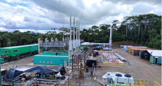 Central Cuyabeno inició la entrega de energía eléctrica al Bloque 58 / Foto: Petroecuador
