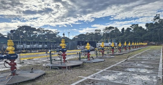 Actualmente, se han perforado 230 pozos; 12 plataformas están en operación/ Foto: cortesía Petroecuador