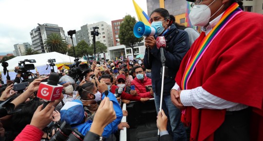 Yaku Pérez pide recuento voto a voto en 7 provincias / Foto EFE