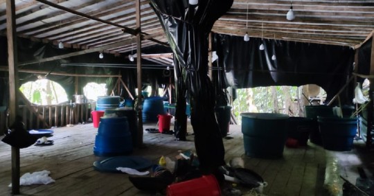 Los laboratorios clandestinos tenían la capacidad para fabricar entre tres y cuatro toneladas mensuales de esa droga / Foto: cortesía Ejercito