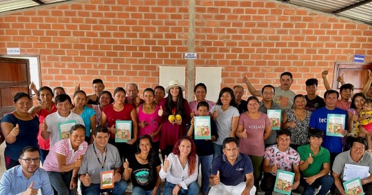 Ellos forman parte de la Comunidad de Aprendizaje implementada por el Ministerio de Agricultura y Ganadería (MAG) / Foto: cortesía Ministerio de Agricultura 
