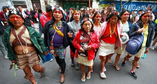 En un manifiesto señalaron que las mujeres tienen derecho a decidir sobre sus vidas y cuerpos, derecho a su autodeterminación / Foto: EFE