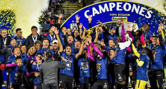 Independiente del Valle conquistó la Copa Ecuador al derrotar en la final 3-1 al 9 de Octubre en el estadio Olímpico Atahualpa / Foto: cortesía 9 de Octubre