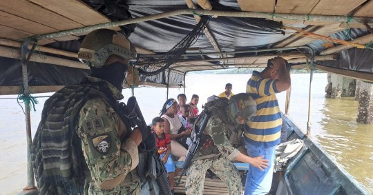 El traslado de militares forma parte de la implementación de estrategias para neutralizar las amenazas de bandas narcodelictivas y narcocrimen organizado /  Foto: cortesía Fuerzas Armadas