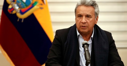 Lenín Moreno pide "calma" en espera de resultados de las elecciones / Foto EFE