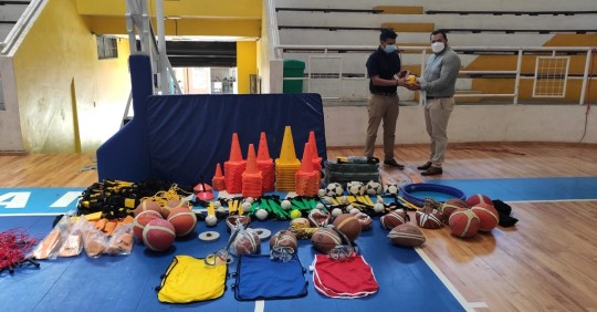 La dirigencia de este organismo deportivo, fue la encargada de presentar un proyecto a la Zonal 7. / Foto: Ministerio del Deporte