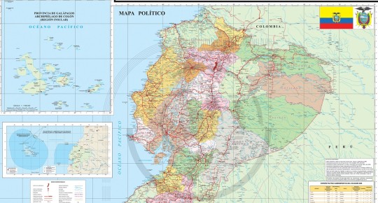 Ecuador cuenta con 24 provincias. La Sierra es la región con más provincias del país, con 10 / Foto: cortesía Instituto Geográfico