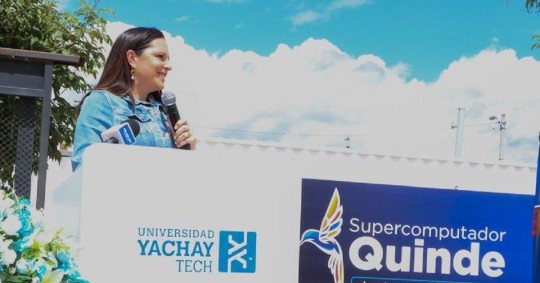 Tiene la capacidad de 500.000 computadoras juntas / Foto: cortesía  Senescyt