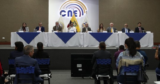 La presidenta del CNE dijo que tienen 7 días para convocar a elecciones, y aunque el 24 de mayo es la fecha límite, podrían hacerlo antes / Foto: EFE