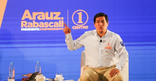 Andrés Arauz y Juan Fernando Velasco no podrán votar / Foto EFE