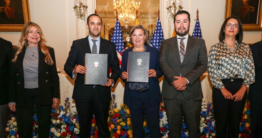 El Canciller agradeció el rechazo de Estados Unidos a los atentados ocurridos a inicios de noviembre y atribuidos al crimen organizado, que se cobraron la vida de cinco policías / Foto: EFE