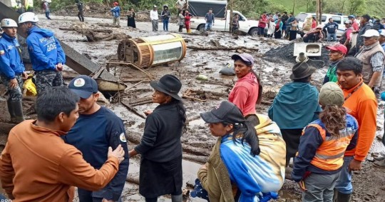 6 personas murieron por aluviones e inundaciones / Foto: Cortesía Secretaría Gersión de Riesgos