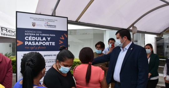 Registro Civil incrementa turnos en cedulación y pasaportes / Foto: Cortesía Registro Civil