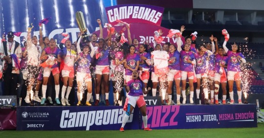 Venció 3-1 en el partido de vuelta a Dragonas (Independiente del Valle) que se disputó en el estadio Banco Guayaquil / Foto cortesía Superliga Femenina