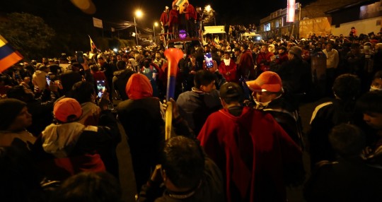 Ecuador acumula 78.000 barriles de petróleo sin producir por las protestas / Foto: EFE