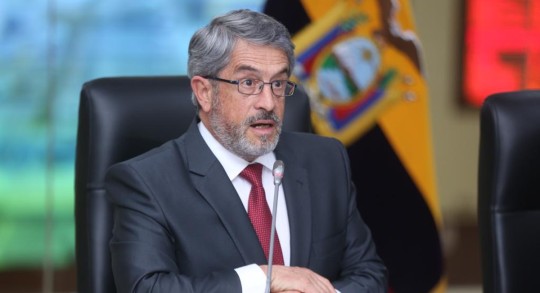 El ministro de Salud, José Ruales, indicó que a escala nacional existe una estabilización de casos confirmados para enfermedades respiratoria / Foto: cortesía ministerio de Salud