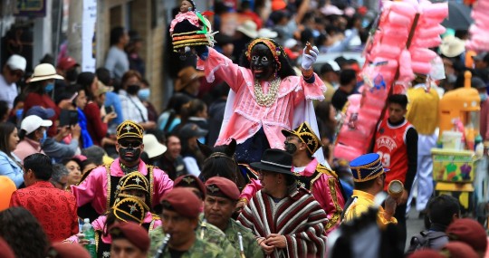 Esta celebración religiosa única en el mundo reúne rasgos de la cosmovisión andina, del sincretismo cristiano y de la cultura africana / Foto EFE
